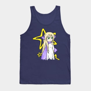 Starry scarf girl Tank Top